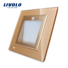 Livolo Hot Sale Colors China Glass Panel Smart Looking Footlight VL-W291JD-13